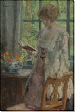 Молодая женщина читает, 1916 - Мелчес, Гари