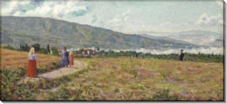 Пейзаж с горами, 1904 -  Северини, Джино