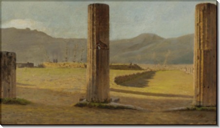 Вид из Помпеи, 1873 - Ниттис, Джузеппе Де