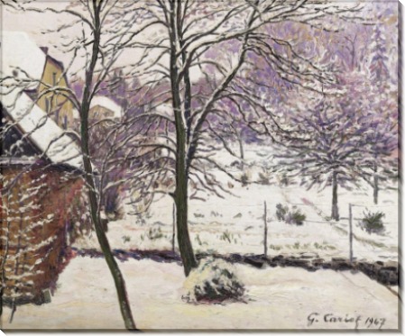 Сад под снегом, 1947 - Кариот, Густав