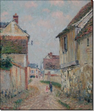 Мать и Дитя на улице в Понтуаз, 1915 - Луазо, Гюстав