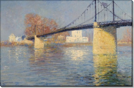 Подвесной мост в Триэль-сюр-Сен, 1917 - Луазо, Гюстав