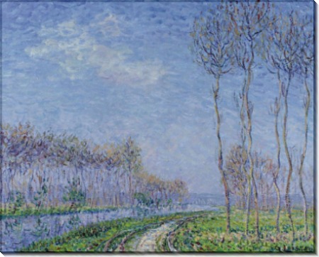 Деревья на берегу реки, 1899 - Луазо, Гюстав