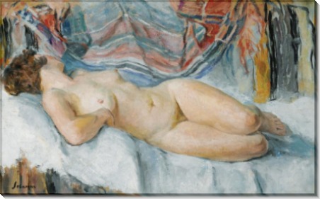 Обнаженная в кровати, 1905 - Лебаск, Анри