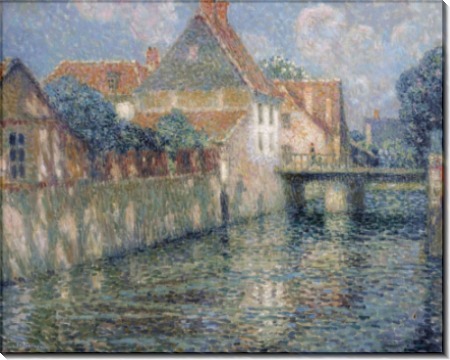 Канал весной,  1912 - Сиданэ, Анри Эжен Огюстен Ле 