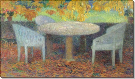Большой каменный стол под каштанами, 1915 - Мартен, Анри Жан Гийом