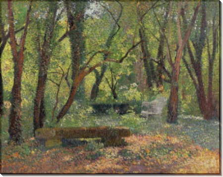 Пейзаж с каменной скамьёй, 1932 - Мартен, Анри Жан Гийом