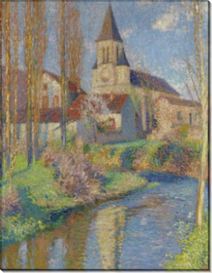 Школа и церковь в Лабасти-дю-Вер, 1915 - Мартен, Анри Жан Гийом