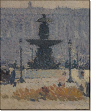 Фонтан на площади Согласия в Париже, 1925 - Мартен, Анри Жан Гийом