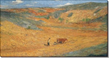 Рабочий в узком овраге, 1920 - Мартен, Анри Жан Гийом