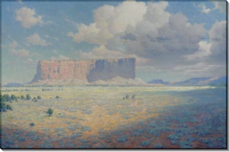 Пейзаж  Аризоны с двумя всадниками, 1911 - Ли, Уильям Робинзон