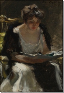 Читательница, 1900 -  Уайлс, Ирвинг Рамсей