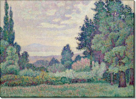 Пейзаж с двумя кипарисами, 1905 - Метценже, Жан  