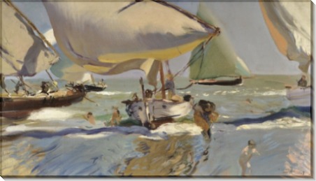 Лодки на берегу, 1909 - Соролья, Хоакин