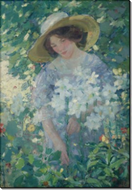 Сбор цветов, 1909-11 -  Бюхр, Карл Альберт