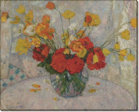 Букет цветов, 1917 - Смет, Леон де