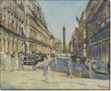 Париж, Кастильоне-стрит, площадь Вандом, 1949 - Адрион, Люсьен