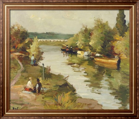 Влюбленные на берегу реки, 1955 - Диф, Марсель