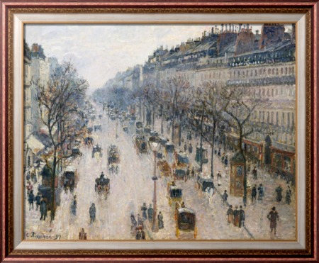 Бульвар Монмартр - зимнее утро, 1897 - Писсарро, Камиль