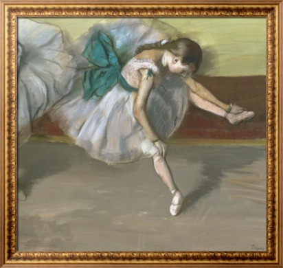 Отдыхающая танцовщица, 1879 - Дега, Эдгар