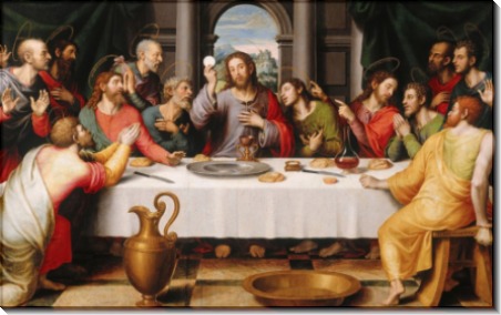 Тайная вечеря, 1562. - Хуанес, Хуан Де