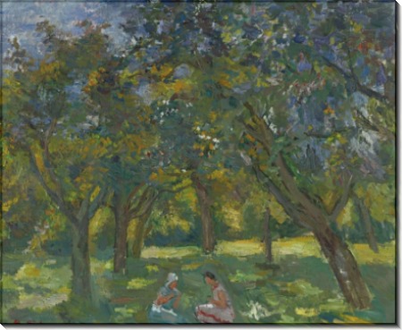 Две женщины, сидящие среди деревьев (Two Women Sitting Among the Trees), 1930s - Фальк, Роберт