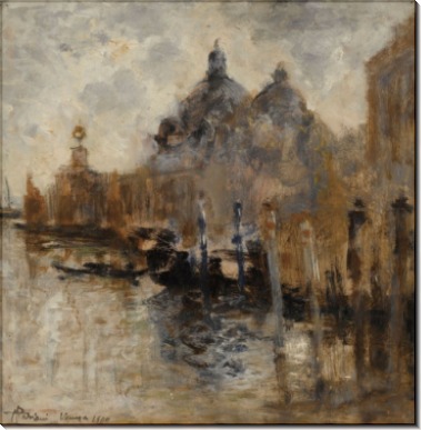 Вид на Салюте (View of Salute in Venice), 1908 - Мариани, Помпео