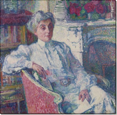 Мария ван Рейссельберге у камина (Maria van Rysselberghe by the Fire-Place), 1913 - Рейссельберге, Тео ван