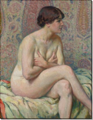 Сидящая обнаженная (Seated Nude), 1916 - Рейссельберге, Тео ван