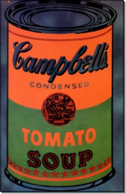 Разноцветная банка супа Кэмпбелл (Boîte de soupe Campbell's multicolore), 1965 - Уорхол, Энди