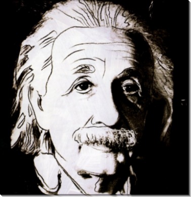 10 знаменитых евреев 20 века, Альберт Эйнштейн (Dix portraits de juif du XXe siècle, Albert Einstein), 1980 - Уорхол, Энди