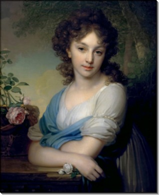 Портрет Елены Александровны Нарышкиной, 1799 -  Боровиковский, Владимир Лукич