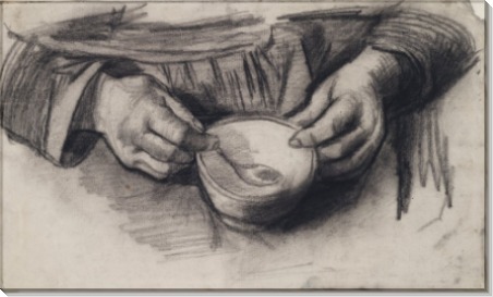 Колени с руками и миской (Lap with Hands and a Bowl, 1884-85 - Гог, Винсент ван