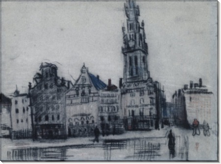 Гроте Маркт (The Grote Markt), 1885 - Гог, Винсент ван