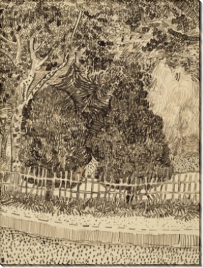 Парк с ограждой (Park with Fence), 1888 - Гог, Винсент ван