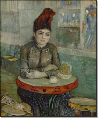 Агостина Сегатори в кафе «Тамбурин» (Agostina Sagatori Sitting in the Cafe du Tambourin), 1887 - Гог, Винсент ван