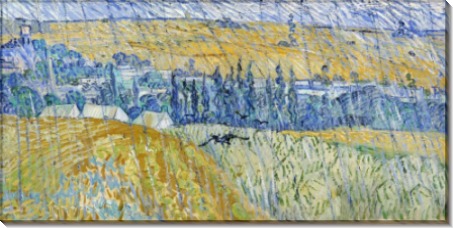 Пейзаж в Овере в дождь (Landscape at  Auvers in Rain), 1890 - Гог, Винсент ван