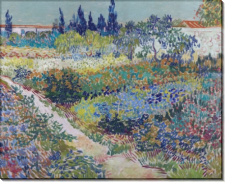 Сад с цветами (Garden with Flowers), 1888 - Гог, Винсент ван