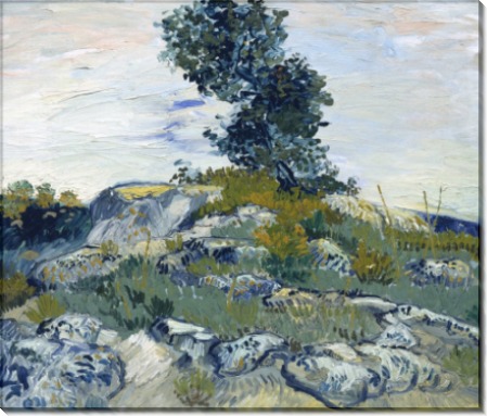 Камни и дуб (Rocks with Oak Tree), 1888 - Гог, Винсент ван