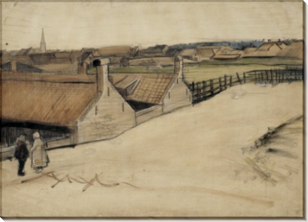 Вид на Схевенинген (View of Scheveningen), 1882 - Гог, Винсент ван