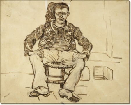 Сидящий зуав (Seated Zouave), 1888 02 - Гог, Винсент ван