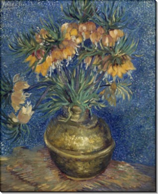 Цветы в медной вазе (Crown Imperials in a Сopper Vase), 1887 - Гог, Винсент ван