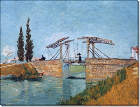 Мост Ланглуа в Арле (The Langlois Bridge at Arles), 1888 - Гог, Винсент ван