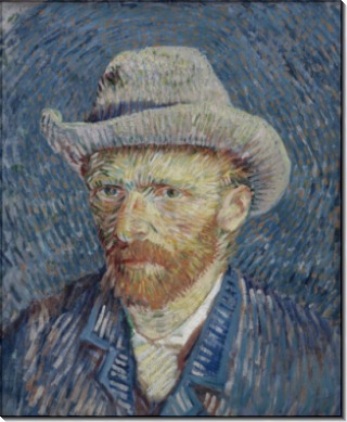 Автопортрет в фетровой шляпе (Self Portrait with Felt Hat), 1887-88 - Гог, Винсент ван