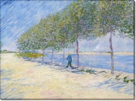 Вдоль Сены (Along the Seine), 1887 - Гог, Винсент ван