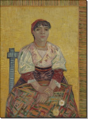 Итальянка (Italian Woman (Agostina Segatori), 1887 - Гог, Винсент ван