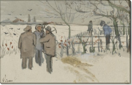 Шахтеры в снегу - зима (Miners in the Snow - Winter), 1882 - Гог, Винсент ван
