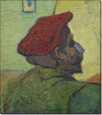 Поль Гоген (мужчина  в красном берете) (Paul Gauguin (Man in a Red Beret), 1888 - Гог, Винсент ван