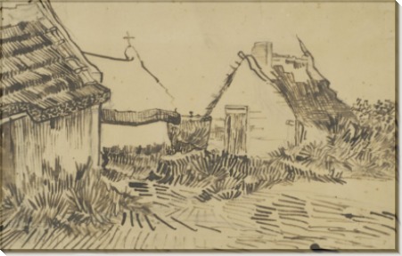 Дома в Сан-Мари-де-ла-Мер (Houses in Les Saintes-Maries-de-la-Mer), 1888 - Гог, Винсент ван