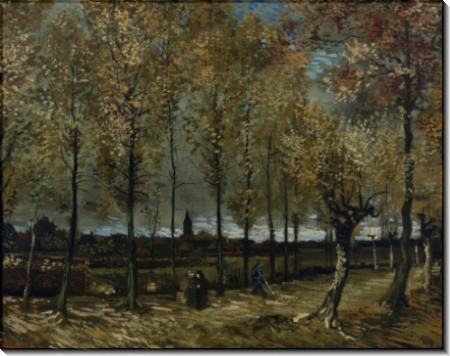 Дорожка с тополями (Lane with Poplars), 1885 - Гог, Винсент ван